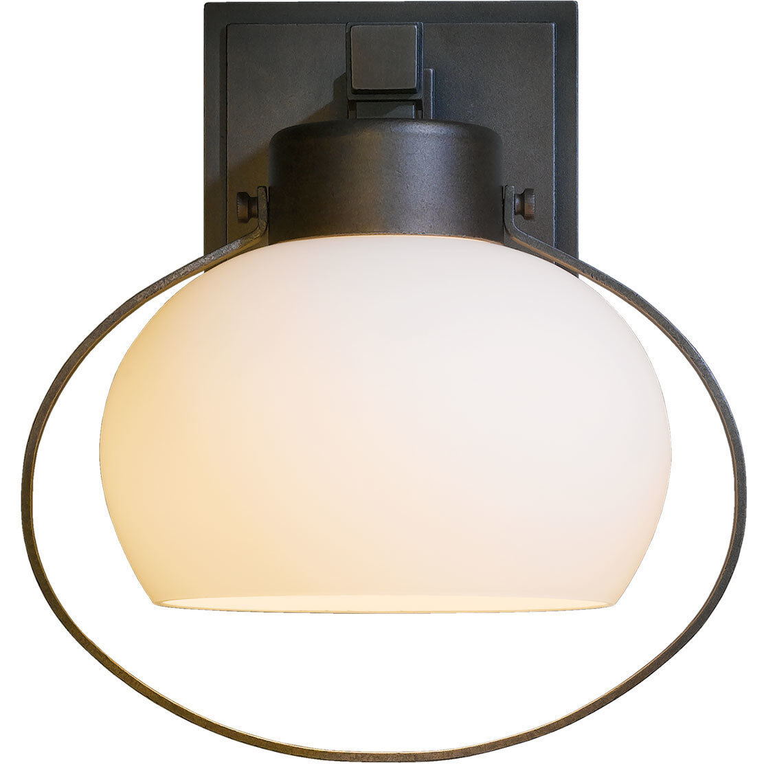 Port 1 Light 10.3 inch Coastal Black Outdoor Sconce, Small - Open Box