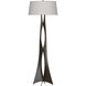Moreau 62.6 inch 150 watt Oil Rubbed Bronze Floor Lamp Portable Light in Flax