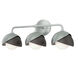 Brooklyn 3 Light 22 inch Vintage Platinum and Oil Rubbed Bronze Bath Sconce Wall Light in Vintage Platinum/Oil Rubbed Bronze