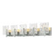 Arc 5 Light 37 inch Vintage Platinum Bath Sconce Wall Light