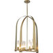 Triomphe 8 Light 26 inch Modern Brass Pendant Ceiling Light