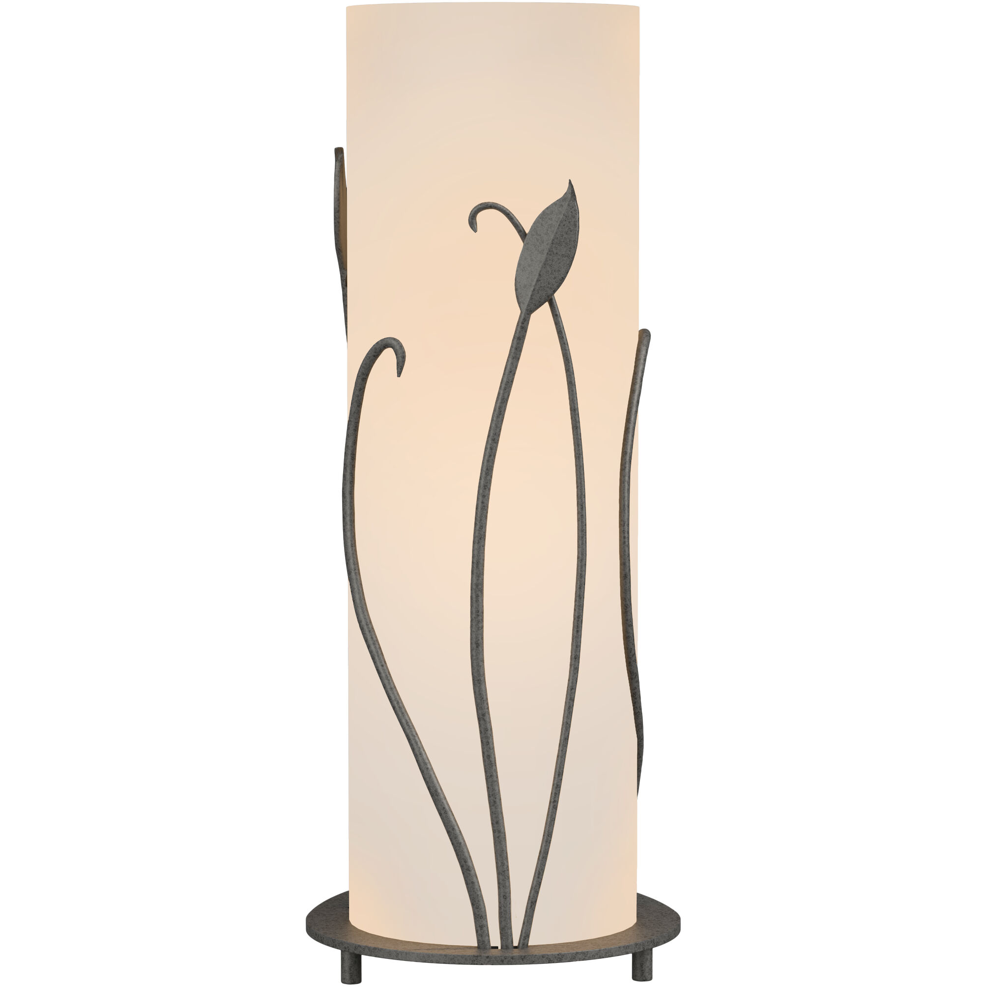 Forged Leaves 18 inch 150 watt Natural Iron Table Lamp Portable Light