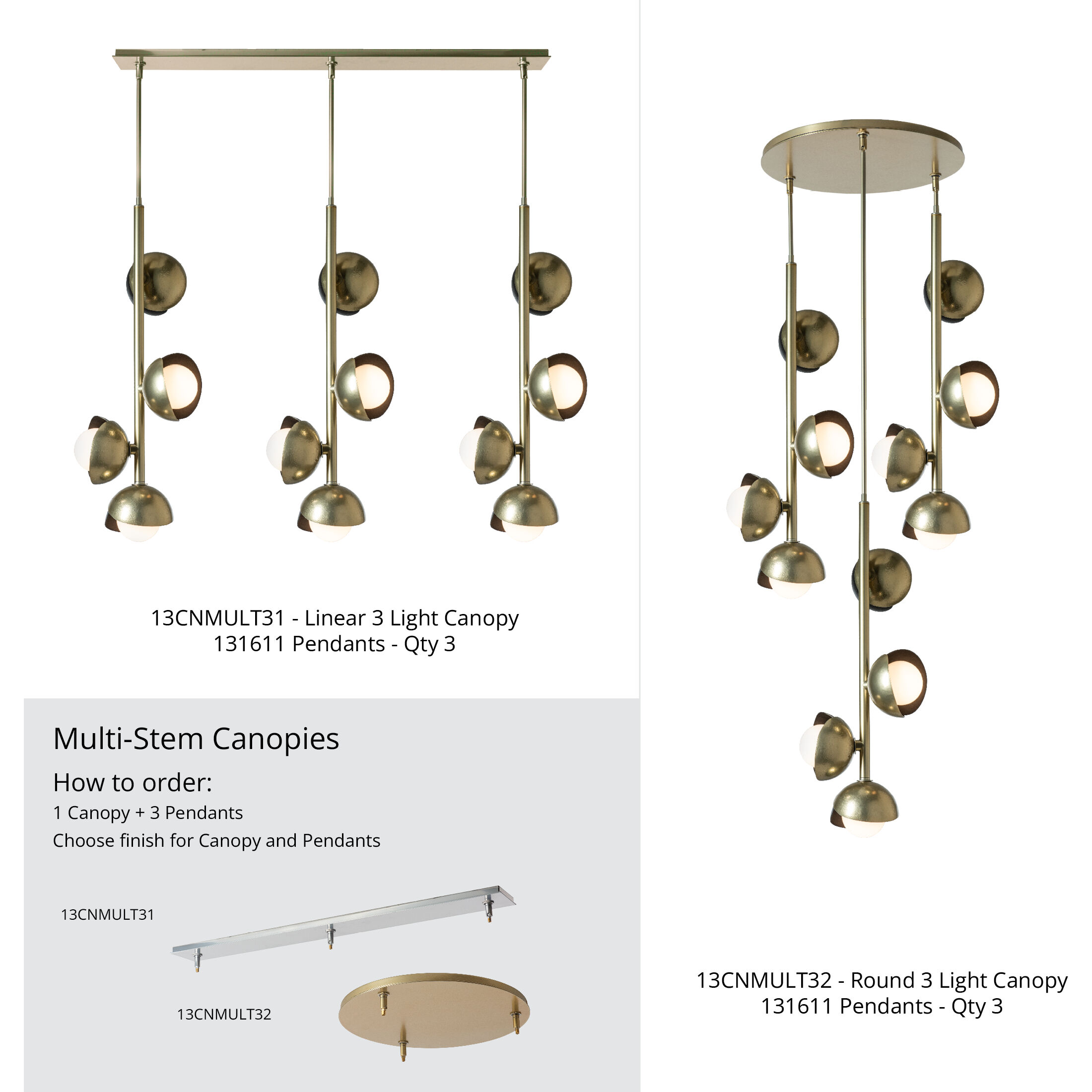 Brooklyn 4 Light 11.6 inch Soft Gold and Dark Smoke Vertical Pendant Ceiling Light in Soft Gold/Dark Smoke