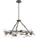 Brindille 6 Light 37.3 inch Bronze Circular Pendant Ceiling Light