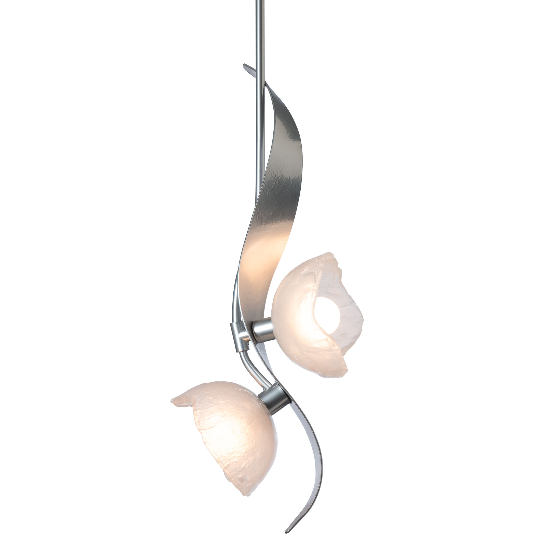 Mika 2 Light 9.7 inch Sterling Pendant Ceiling Light