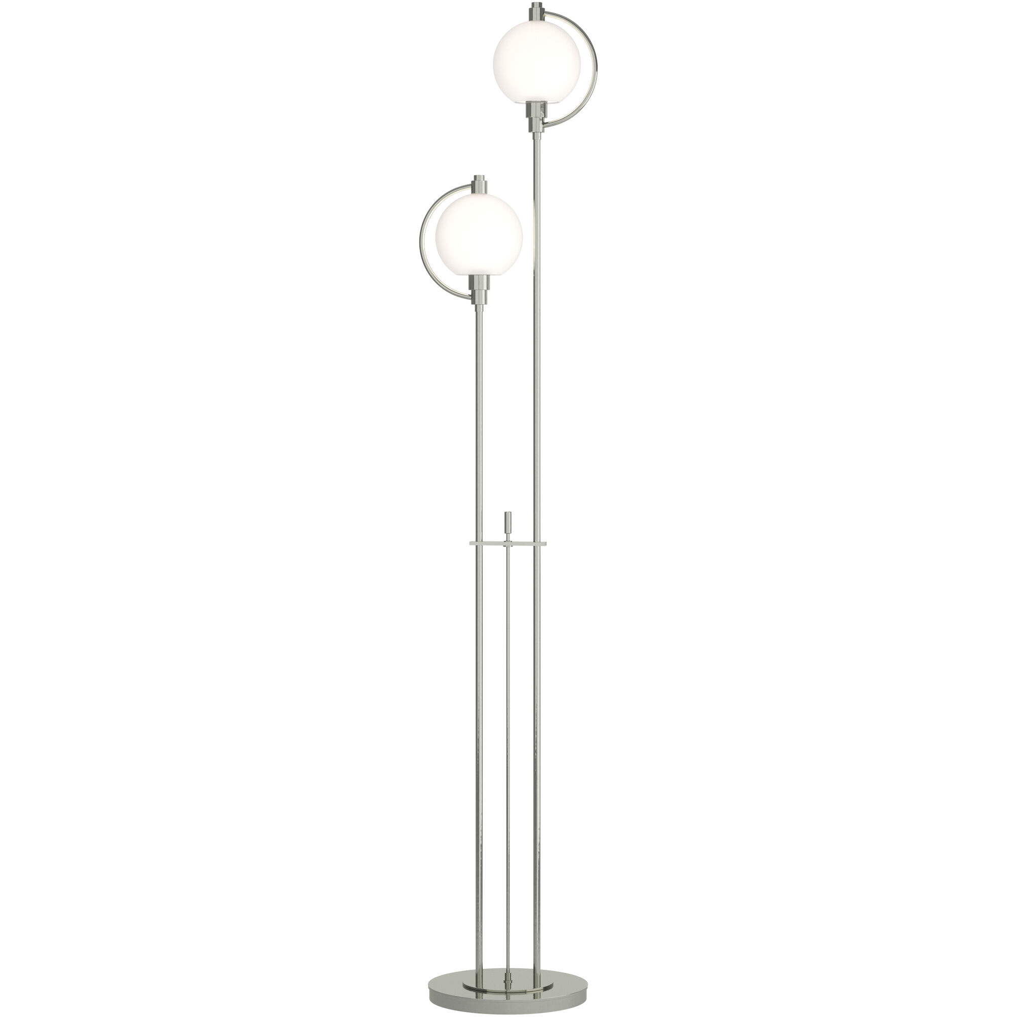 Pluto 68.1 inch 60 watt Sterling Floor Lamp Portable Light in Opal