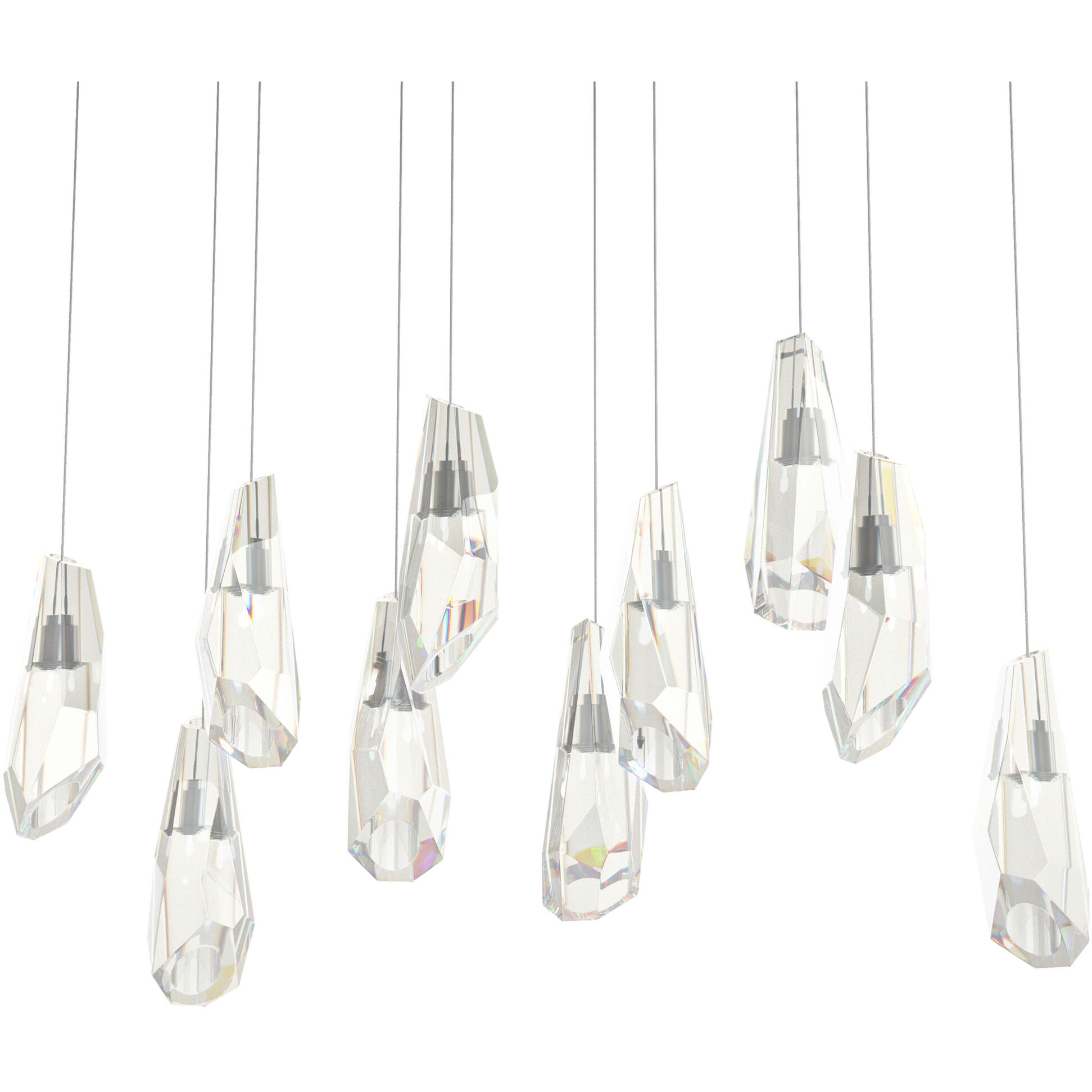 Luma 10 Light 44.5 inch Bronze Pendant Ceiling Light, Large