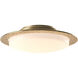 Oceanus 2 Light 16.5 inch Soft Gold Semi-Flush Ceiling Light