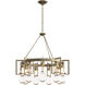 Apothecary 9 Light 34.9 inch Soft Gold Chandelier Ceiling Light, Circular