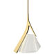 Mobius LED 8.4 inch Modern Brass Mini Pendant Ceiling Light