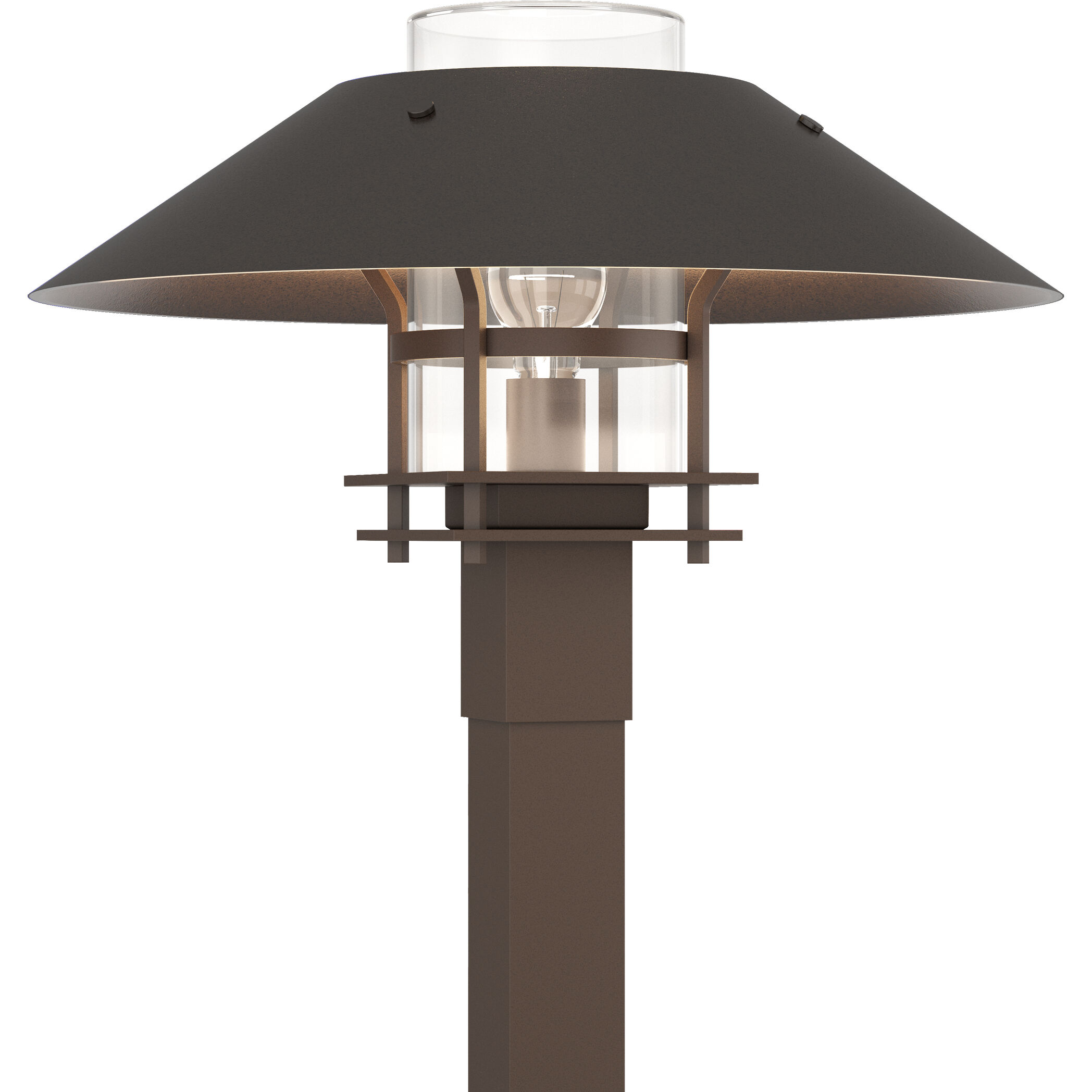 Henry 1 Light 15.8 inch Coastal Bronze and Coastal Oil Rubbed Bronze Outdoor Post Light in Coastal Bronze/Coastal Oil Rubbed Bronze, Clear