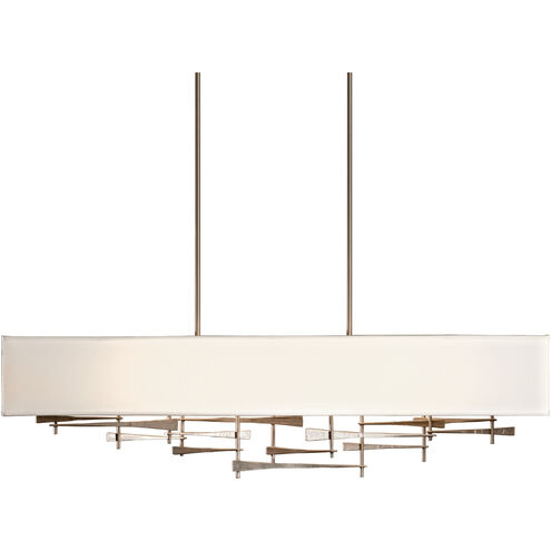 Cavaletti 4 Light 42 inch Dark Smoke Pendant Ceiling Light in Natural Anna