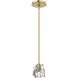 Gatsby 1 Light 4.3 inch Modern Brass Mini Pendant Ceiling Light