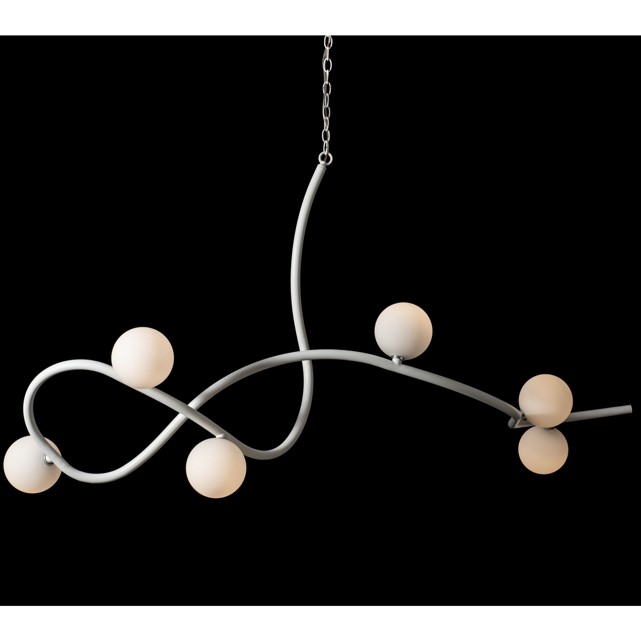 Slide 6 Light 69.2 inch White Pendant Ceiling Light, XL