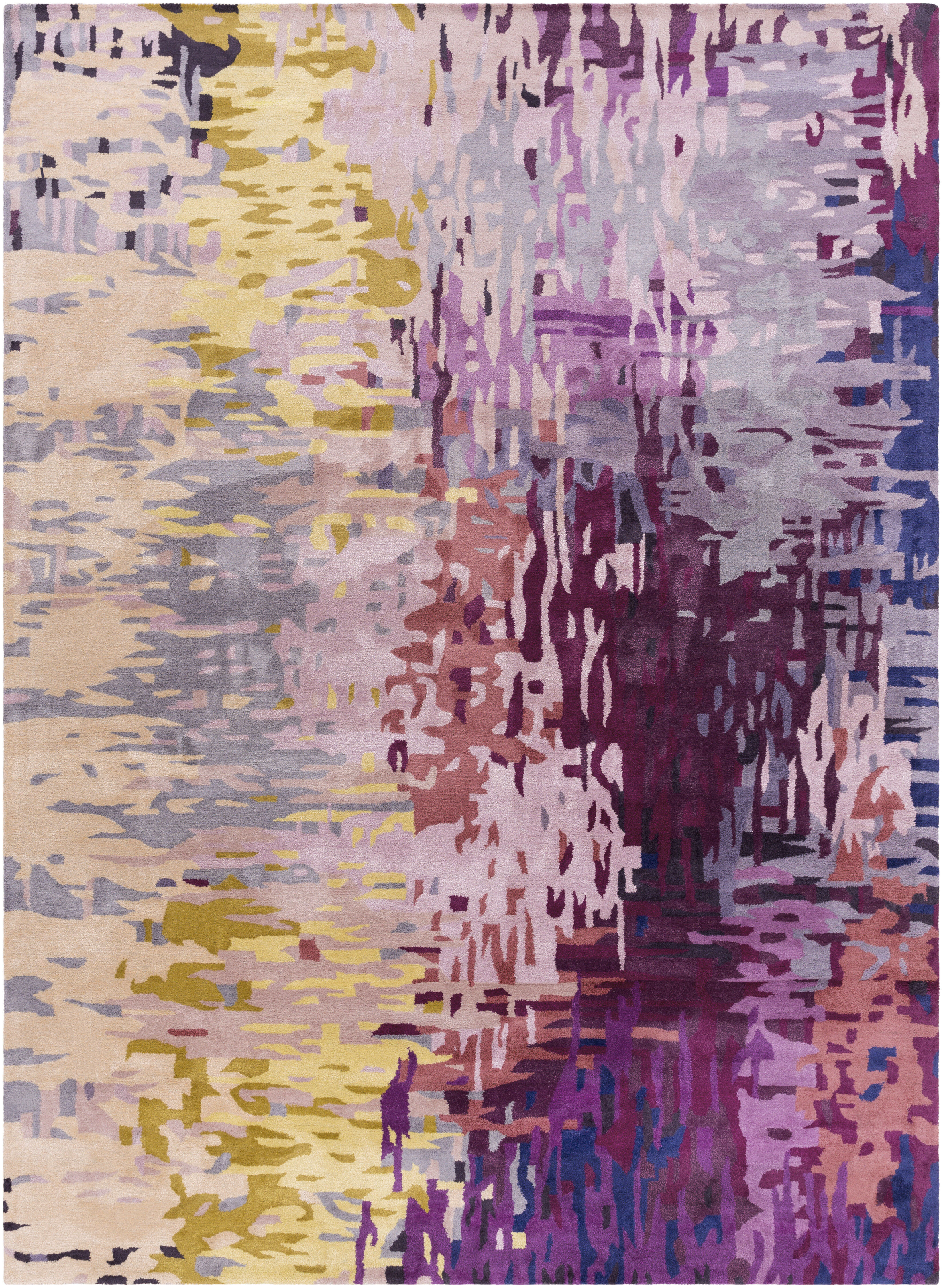 Utica 132 X 96 inch Burgundy Rug, Rectangle