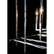 Tura 4 Light 23 inch Sterling Chandelier Ceiling Light, Medium