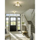 Dahlia 2 Light 32.7 inch White Semi-Flush Ceiling Light, Medium
