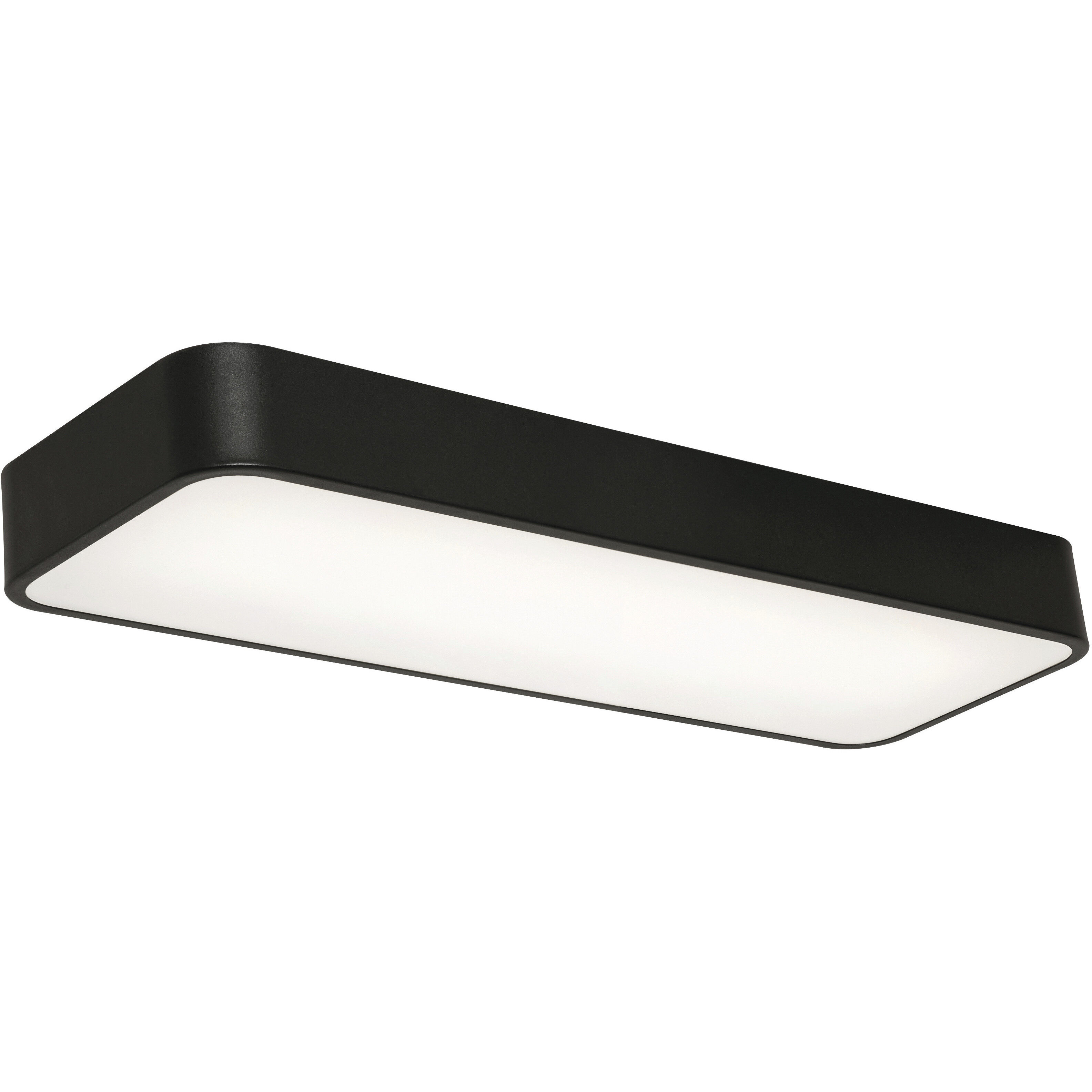 Bailey LED 8 inch Black Linear Flush Mount Ceiling Light