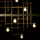 Spring LED 53.4 inch Dark Smoke Pendant Ceiling Light, Standard