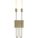 Lisse 2 Light 5.5 inch Soft Gold ADA Sconce Wall Light
