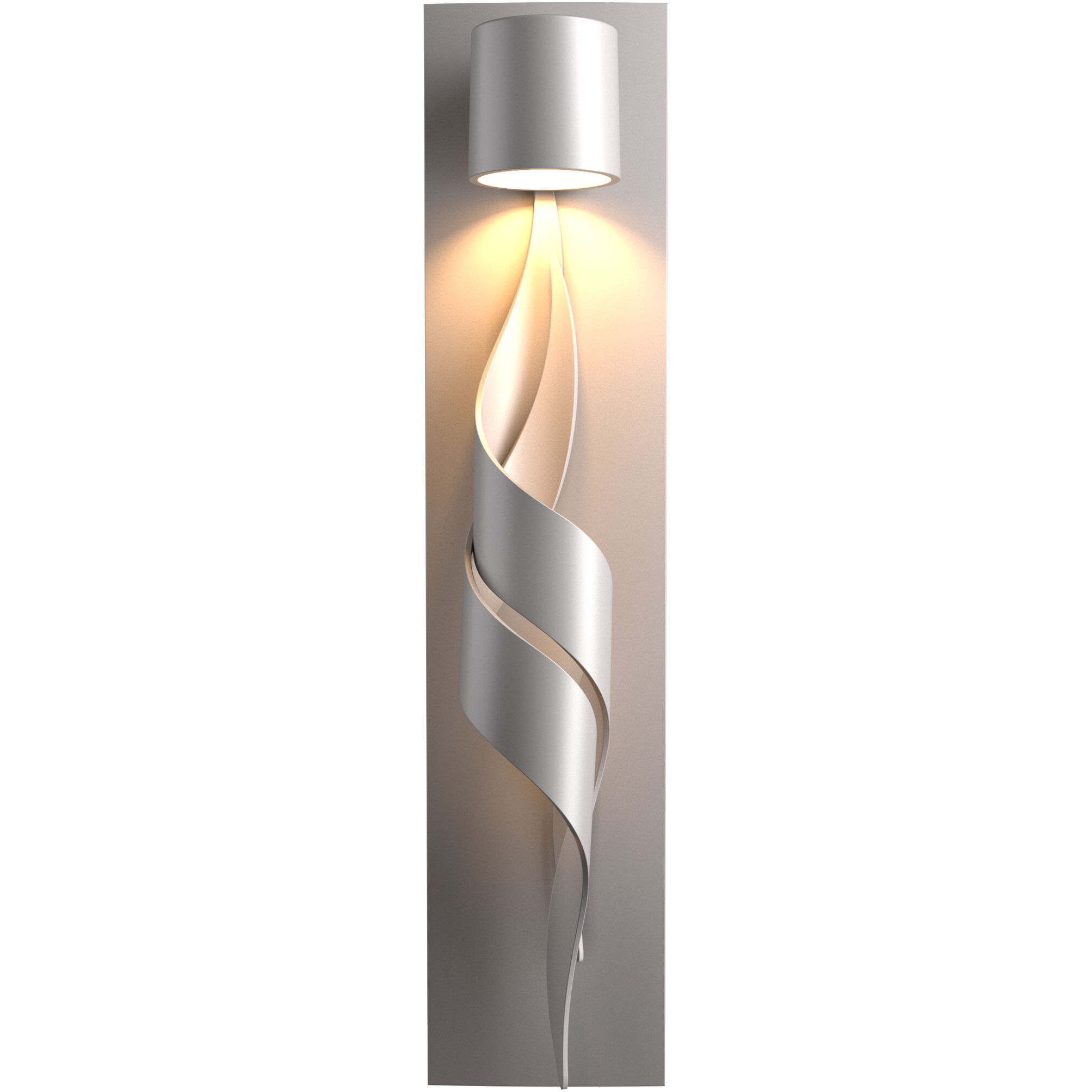 Flux 1 Light 23.4 inch Coastal Burnished Steel Outdoor Sconce