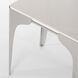 Cove 24.4 X 22.4 inch Sterling Side Table, Marble Top