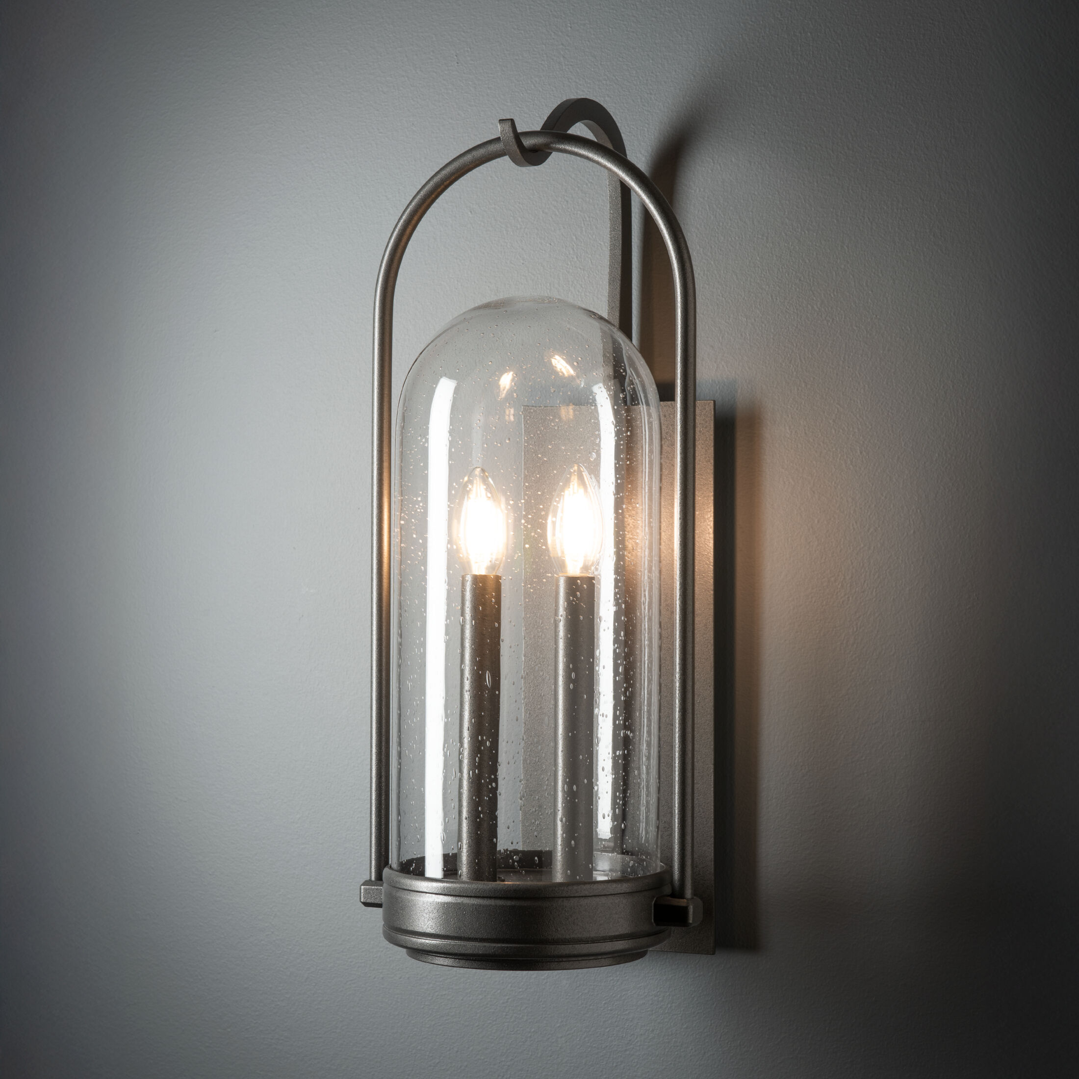 Davis 2 Light 22.4 inch Coastal Natural Iron Outdoor Sconce, Medium