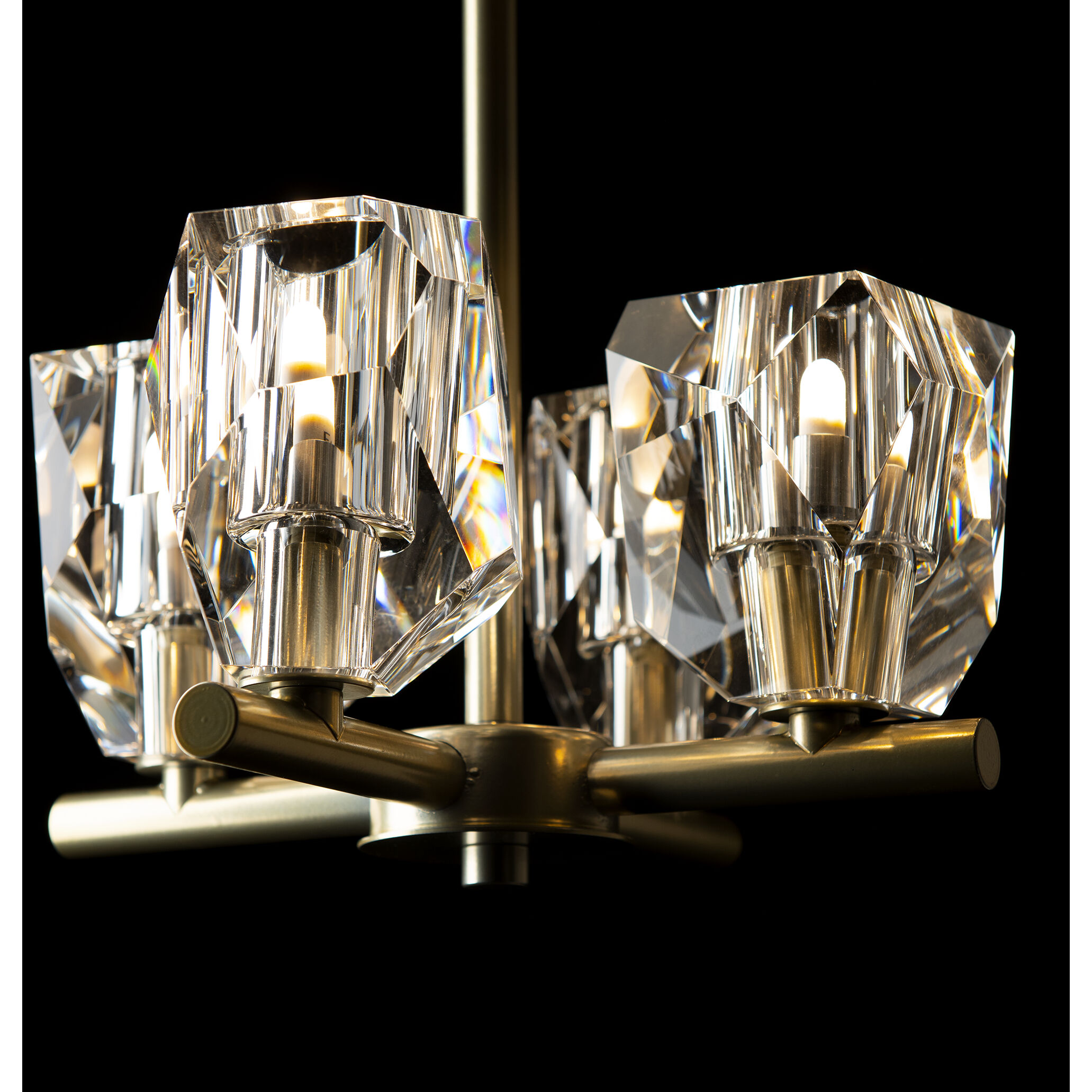 Gatsby 4 Light 11.6 inch Modern Brass Semi-Flush/Pendant Ceiling Light
