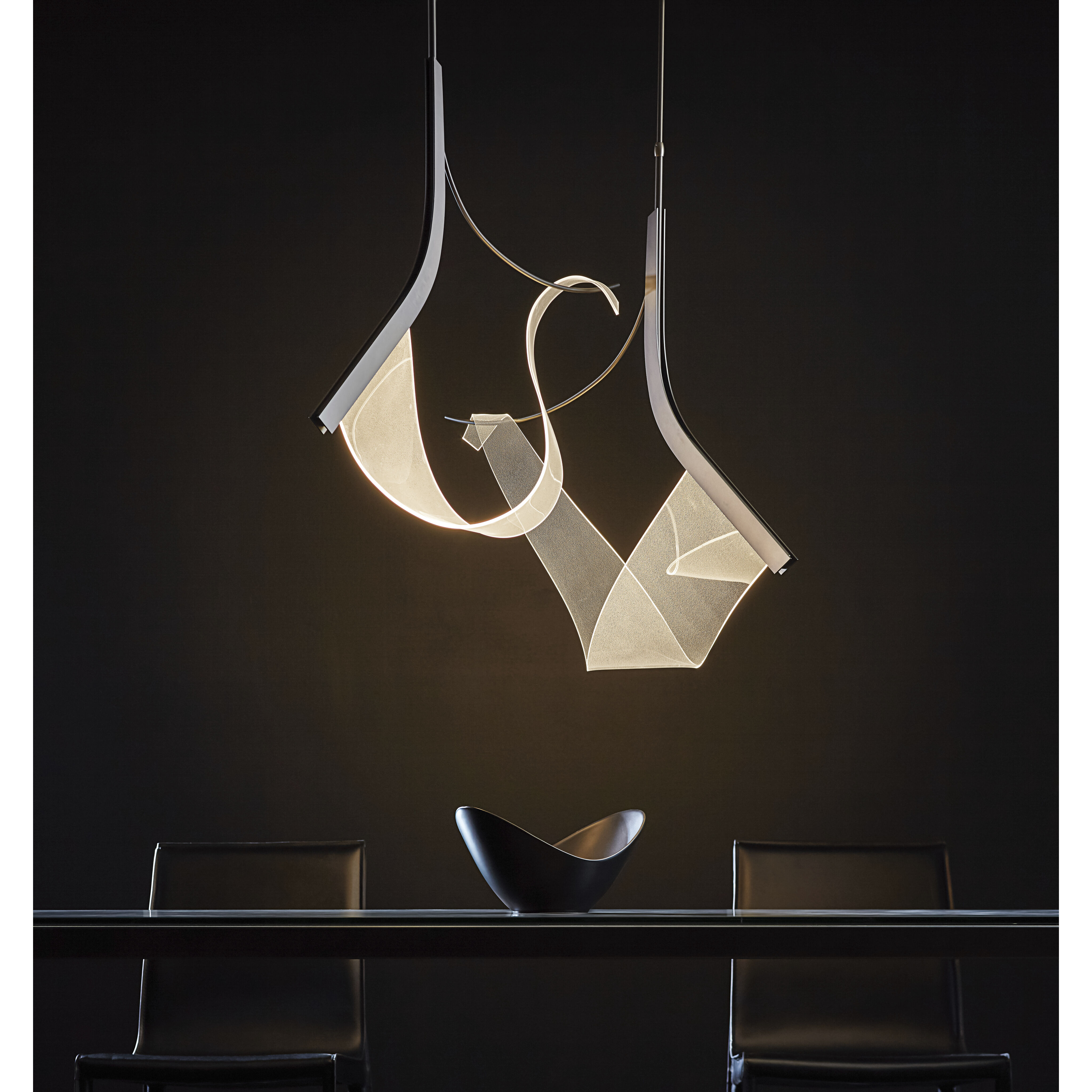 Sling LED 34.2 inch Modern Brass Pendant Ceiling Light