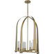 Triomphe 8 Light 26 inch Modern Brass Pendant Ceiling Light