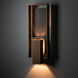 Shadow Box 1 Light 21.2 inch Coastal Bronze Outdoor Sconce, Large