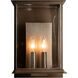 Kingston 2 Light 14.8 inch Coastal Bronze and Translucent Soft Gold Outdoor Sconce in Coastal Bronze/Translucent Soft Gold, Large