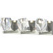 Hubbardton Forge Gatsby 3 Light 21 inch Sterling Bath Sconce Wall Light 201322-1004 - Open Box