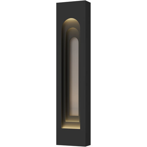 Art + Alchemy Procession Arch 2 Light 40 inch Coastal Black with Coastal Burnished Steel Outdoor Wall Light in Coastal Black/Coastal Burnished Steel