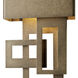 Collage LED 13.8 inch Coastal Dark Smoke Outdoor Sconce, Small
