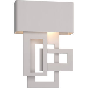 Collage LED 13.8 inch Coastal Burnished Steel Outdoor Sconce, Small
