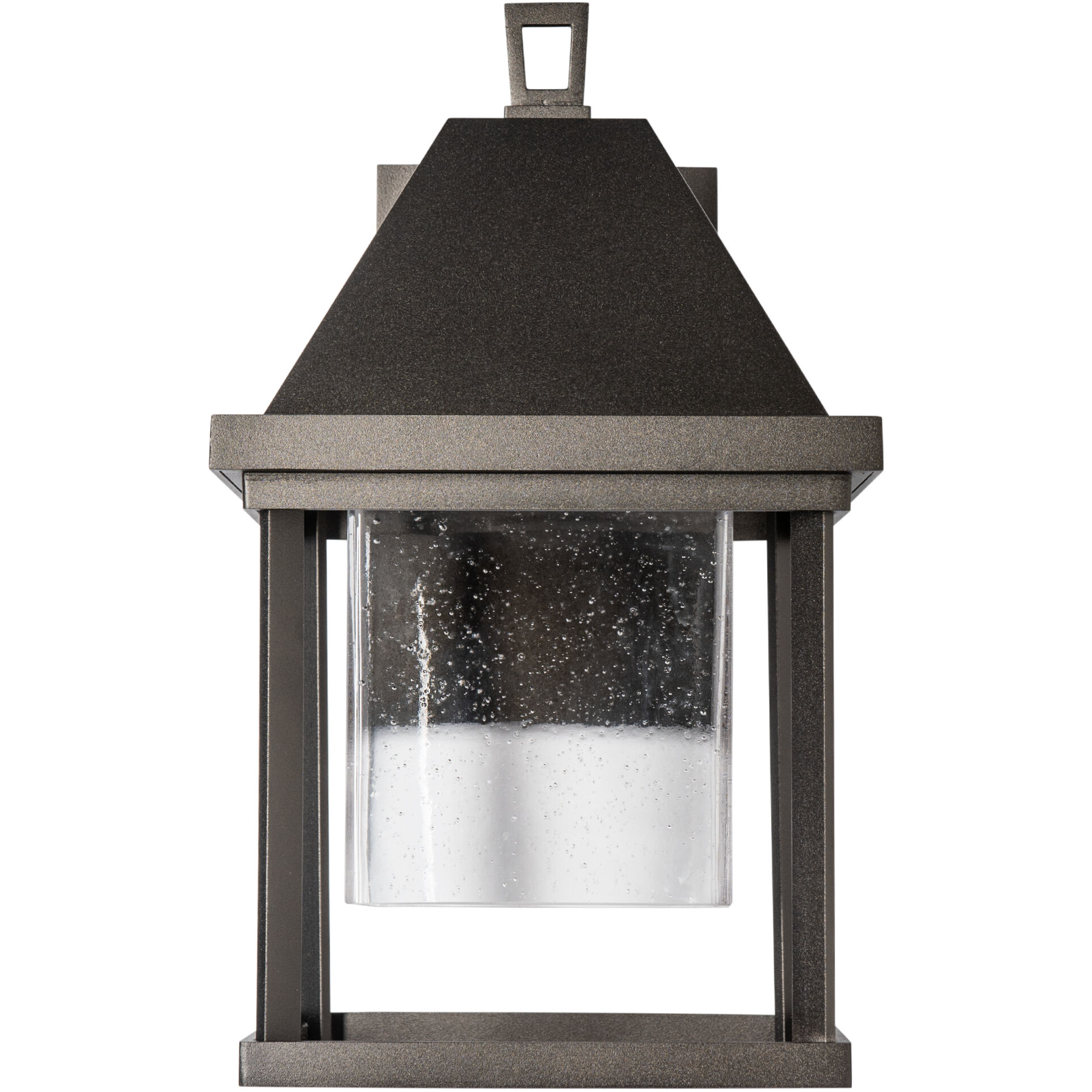 Dorset 1 Light 14.3 inch Coastal Oil Rubbed Bronze Outdoor Sconce in Seeded Clear, Small