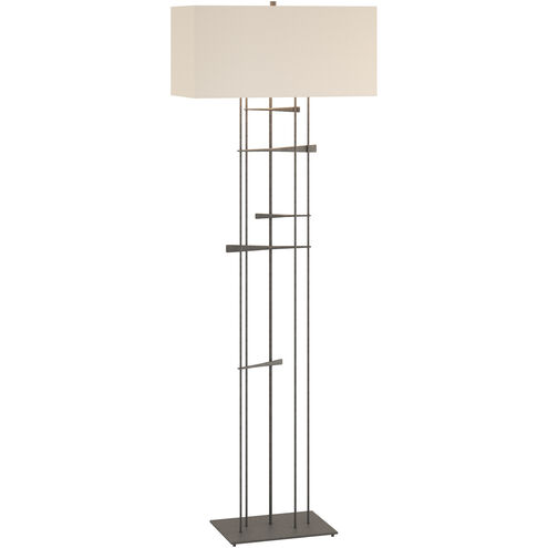 Cavaletti 65.2 inch 100 watt Natural Iron Floor Lamp Portable Light in Flax