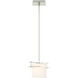 Arc Ellipse 1 Light 9 inch Sterling Mini Pendant Ceiling Light