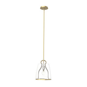 Caliper 1 Light 9.9 inch Modern Brass Pendant Ceiling Light