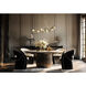 Pangea LED 48.2 inch Modern Brass Linear Pendant Ceiling Light