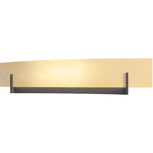 Axis 2 Light 28 inch Natural Iron Sconce Wall Light in Amber Swirl, Large