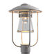 Erlenmeyer 1 Light 17.1 inch Coastal Burnished Steel Outdoor Post Light