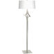 Antasia 58.6 inch 100 watt Sterling Floor Lamp Portable Light in Natural Anna