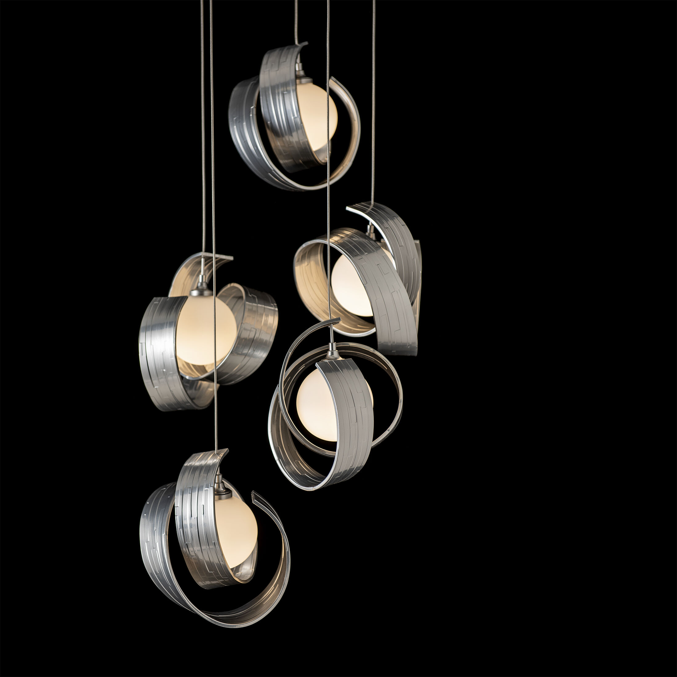 Riza 5 Light 19.1 inch Sterling Pendant Ceiling Light