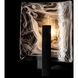 Arc 1 Light 6 inch Black Bath Sconce Wall Light, Small