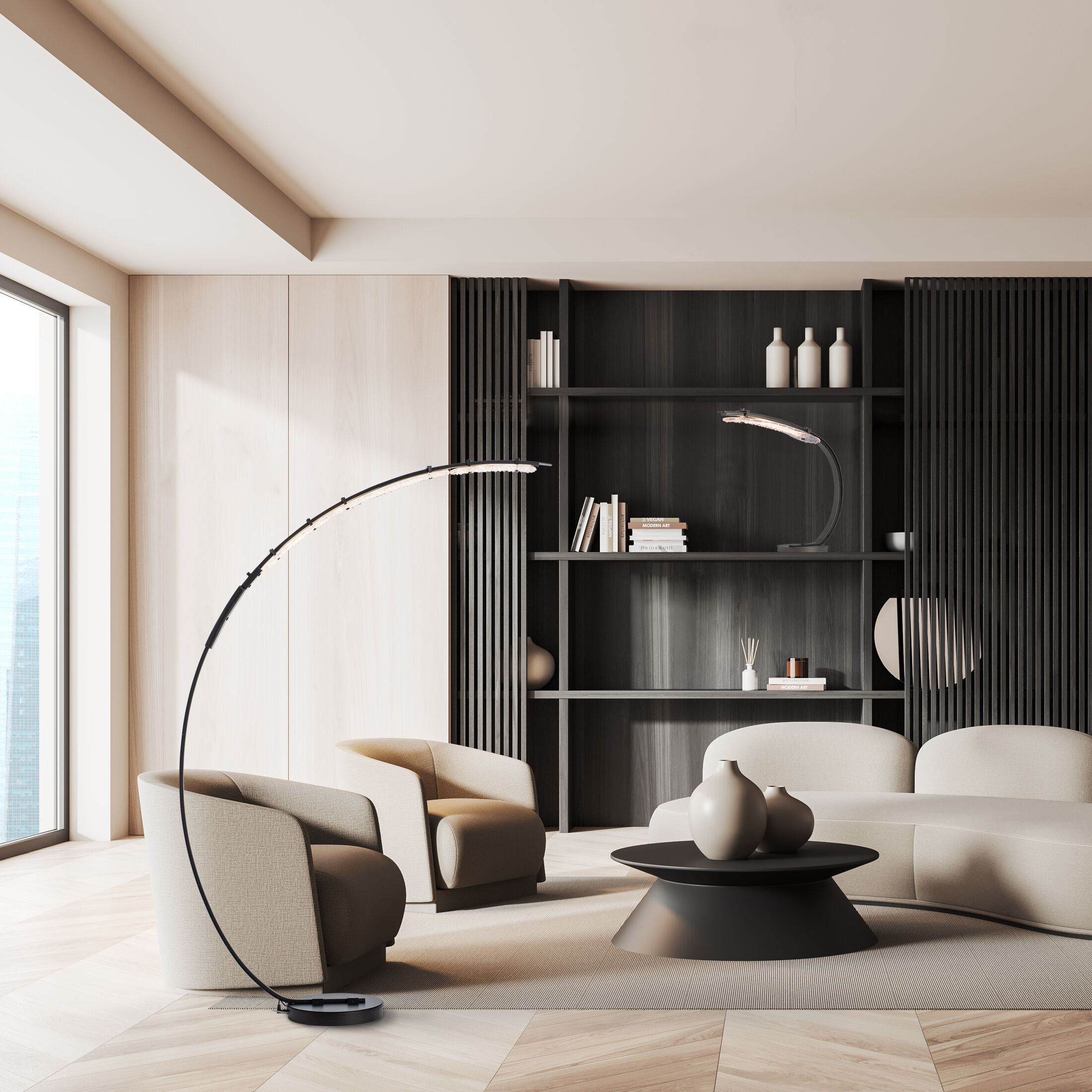 Glissade 22.4 inch 4.00 watt Oil Rubbed Bronze Table Lamp Portable Light