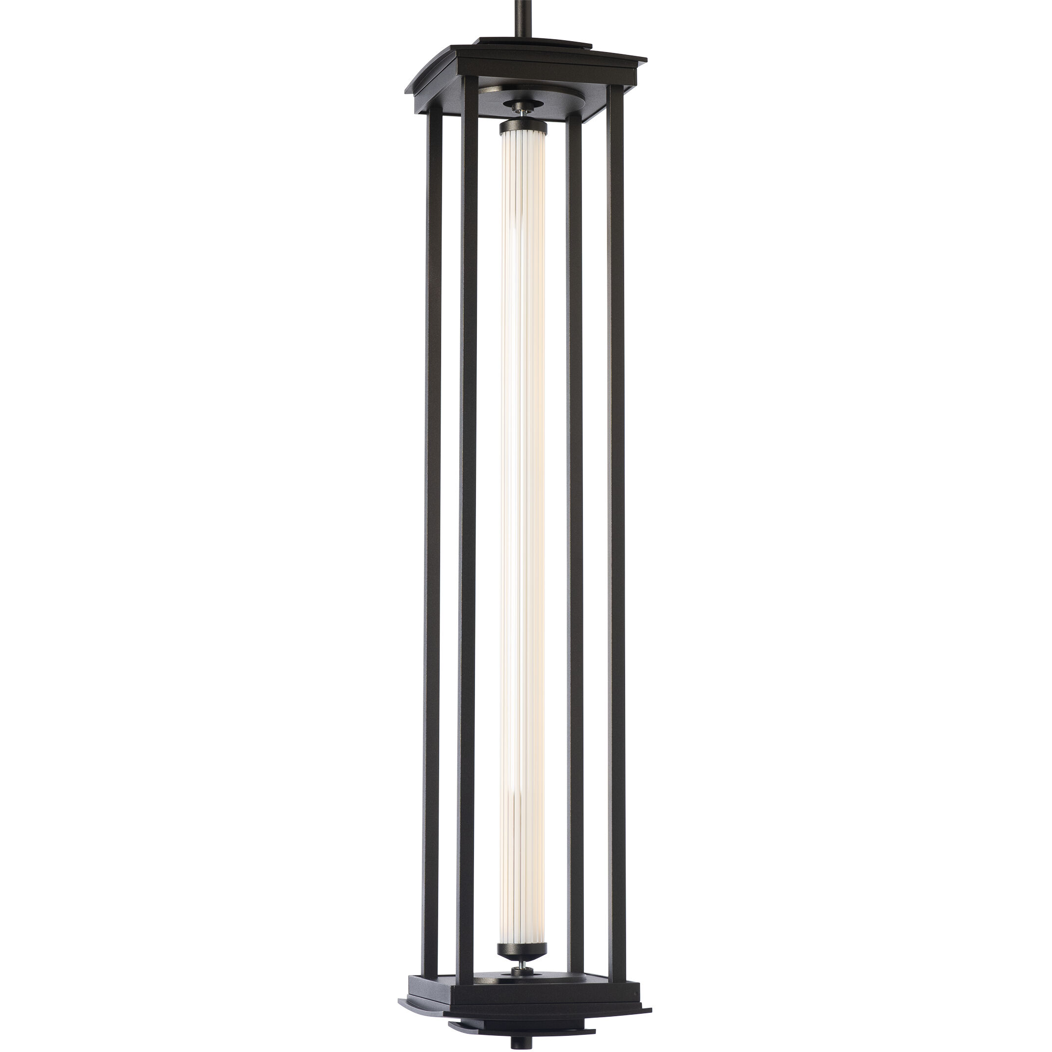 Athena LED 7.3 inch Oil Rubbed Bronze Pendant Lantern Ceiling Light, Large - Open Box