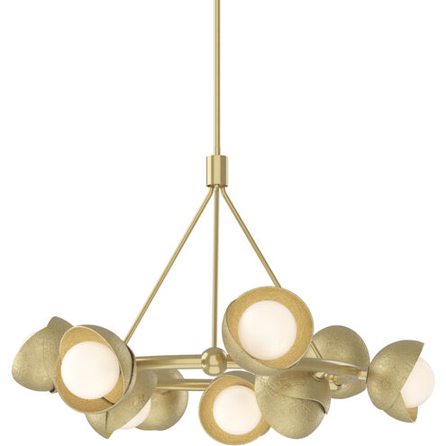 Brooklyn 9 Light 32 inch Modern Brass and Modern Brass Ring Pendant Ceiling Light