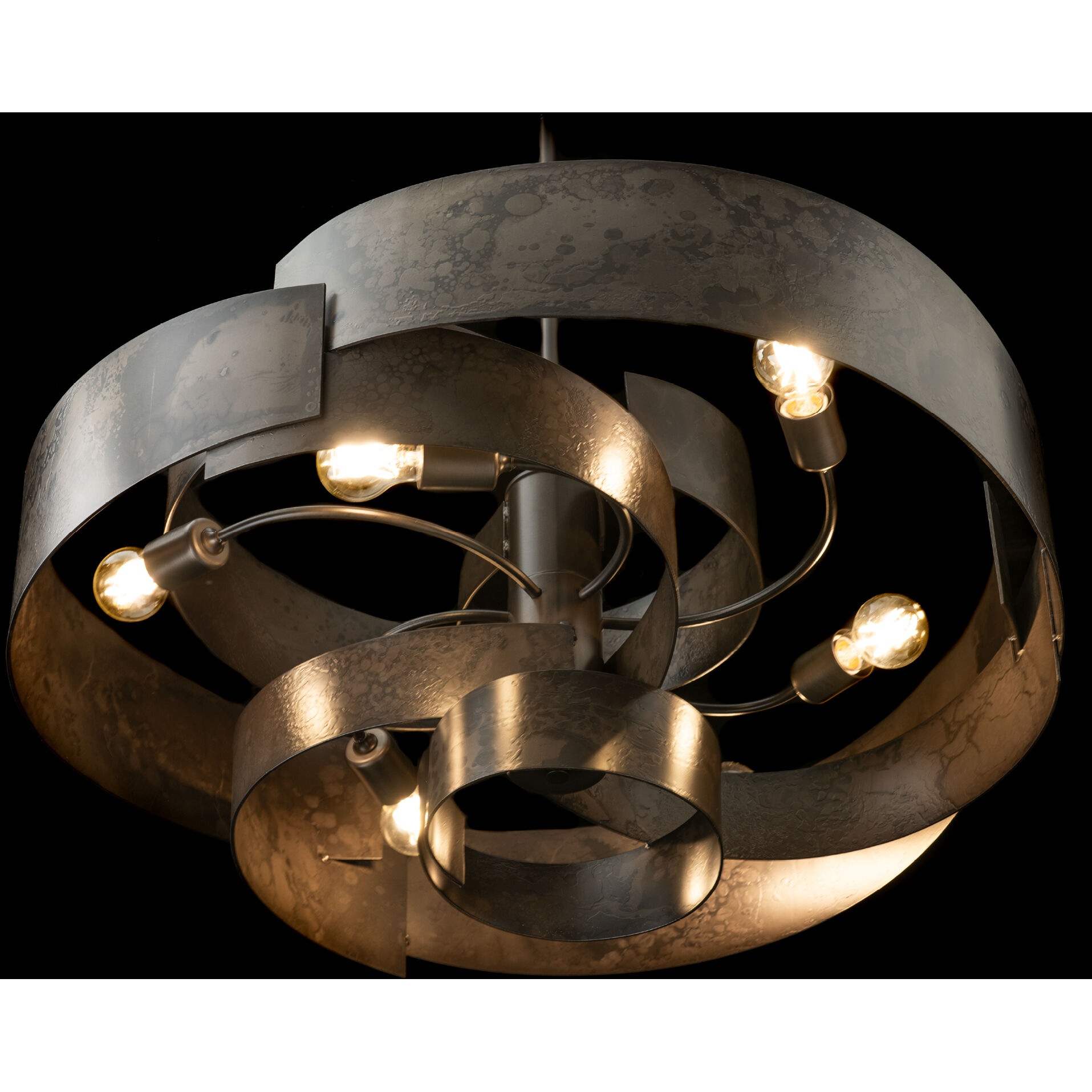 Zen 6 Light 34.1 inch Dark Smoke Pendant Ceiling Light